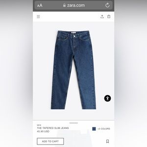 Zara boyfriend jeans